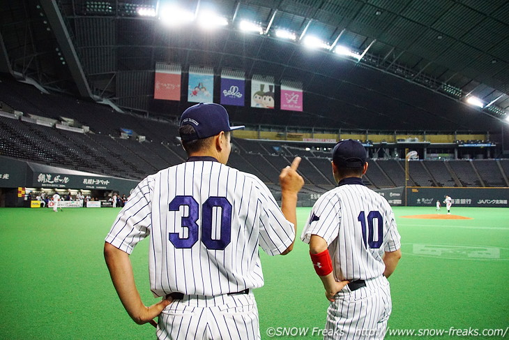 井山敬介さん率いる野球チーム「NEW WALK YANKEES」 vs Brain presents タマキちゃんを応援しよう!!チャリティーゲーム in 札幌ドーム